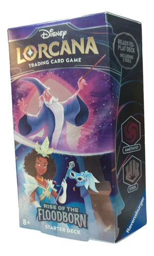 Disney Lorcana Tcg: Rise Of The Floodborn Starter Deck 