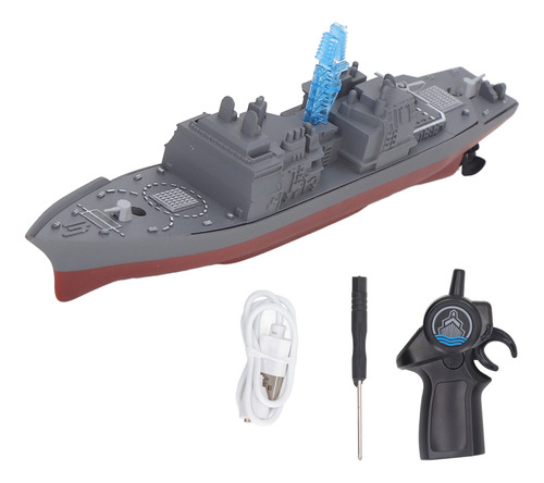 Control Remoto De Simulación De Minibarcos Rc Warship De 2,4