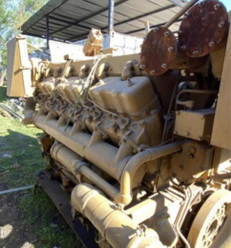 Draga Motor Diésel Cat D398 12 Cilindros En V Biturbo Envíos (Usado)