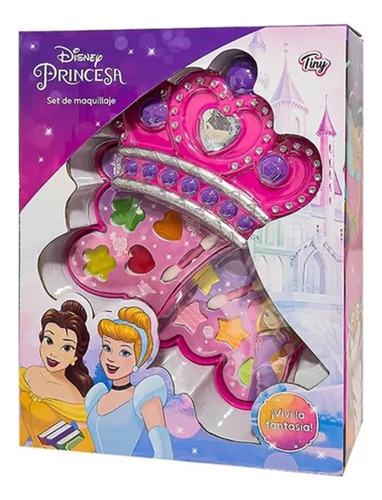 Set De Maquillaje Disney Princesa Corona En Caja - Tiny