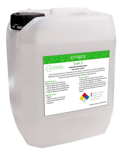 Citrex 5 Lts Sanitizante Desinfectante Concentrado Netto