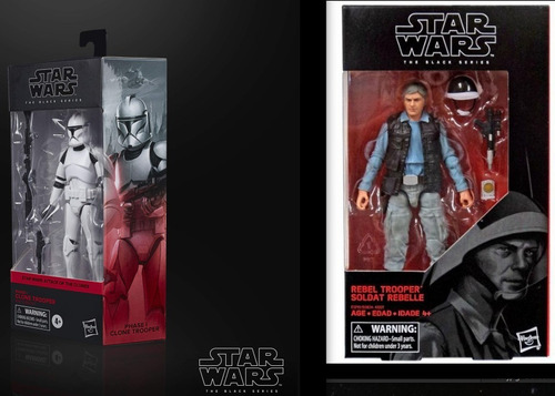 Star Wars Black Series Clone Trooper Phase 1 Y Rebel Trooper