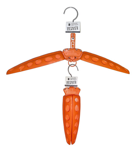 Becapro Wetsuit Hanger Foldable Surfing Suit Rack(orange)