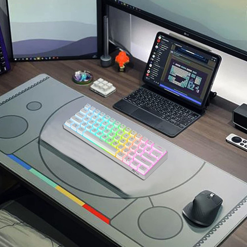 Teclado Mecánico Rk Royal Kludge Rk61, 60%, Rgb, Usb-c