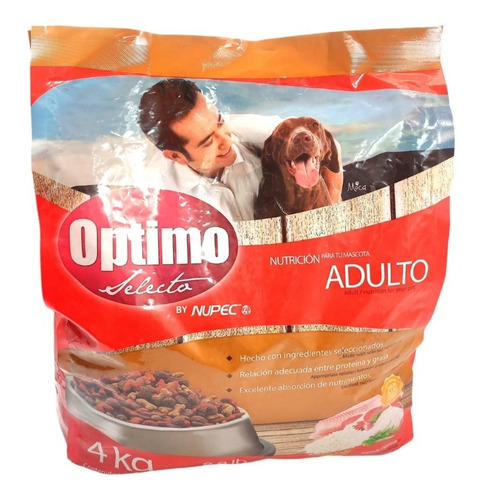 Optimo Selecto Perro Adulto Bolsa De 4 Kg By Nupec