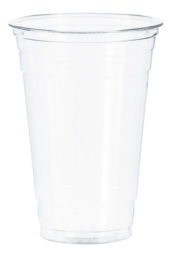 Vasos Pet 20 Oz Para Frappe Con Tapa Plana C/ 100pz