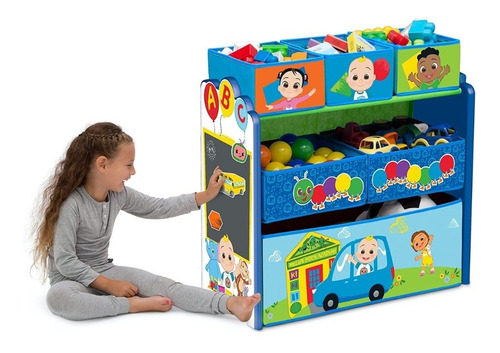 Juguetero Organizador Infantil J J Cocomelon Con Stickers