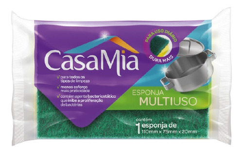 Esponja Bucha Para Louças Multiuso 1un. - Casa Mia