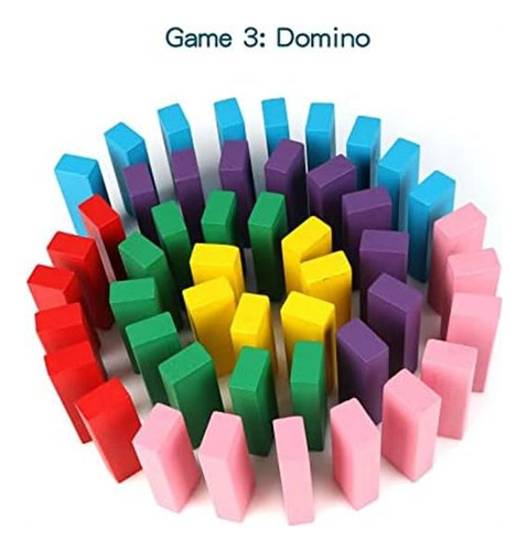 Juego De Mesa Canuan Bloques De Madera Apilados