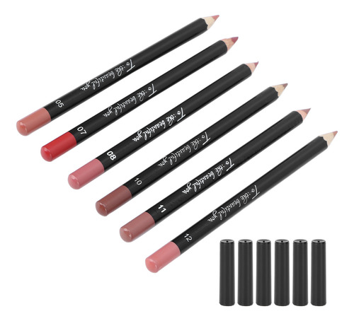 6pcs Lip Lip Liner Profesional Imploude Matte Matte Lip
