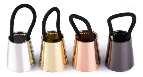 Suoirblss 2 Lazos Circulares De Metal Para El Pelo, Accesori