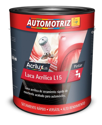  Laca Acrilica Acrilux L15 Blanco Galón Para Madera Y Metal