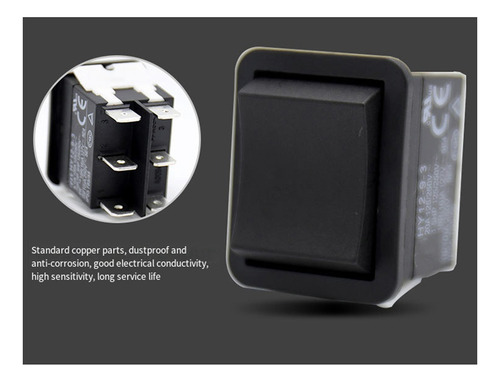 Interruptor Basculante, Oscilante Eléctrico Industrial Hy12-