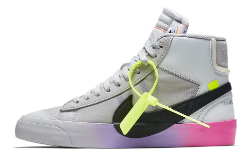 Zapatillas Nike Blazer Mid Off-white Wolf Grey Aa3832-002   