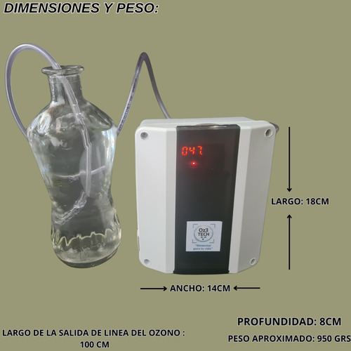 Generador De Ozono T5 Agua, Carnes Y Más. Programado