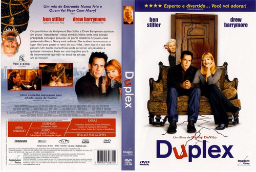 Dvd Lacrado Duplex Ben Stiller Drew Barrymore