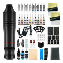 Comprar Kit Para Tatuar Profesional Máquina Tatuaje Pen C\u002F12 Tintas Kit De Tatuaje Completo Profesional De Alta Calidad. Kit De Tatuaje Profesional Máquina De Tatuaje De Alta Calidad Wohingo
