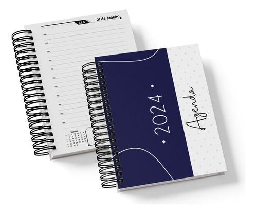 Agenda Personalizada Capa Masculina - Ag220