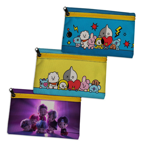 15 Dulceros Lapiceras Basicas Personalizados Bts Bt21