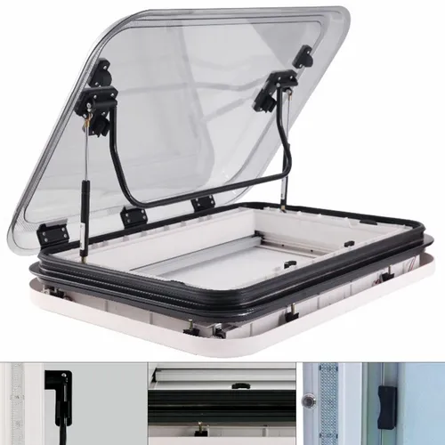 Trampilla Ventilación Techo Con Tragaluz Caravana 500x500