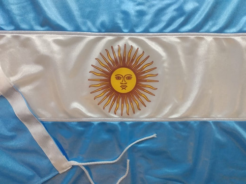 Imagen 1 de 6 de Bandera Argentina Premium Reglamentaria 90x144 Cm-reforzada