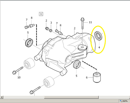 Retentor Do Diferencial Volvo S80 2007/2012 30713263