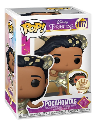 Funko Pop! Disney U. Princess - Pocahontas Con Pin #1077