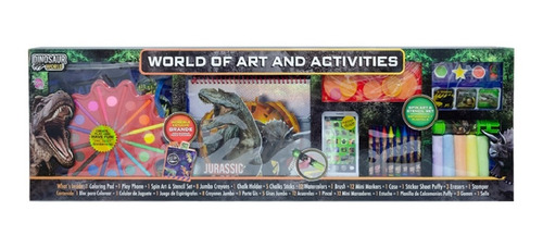 Mundo De Arte Y Actividades Gigante Dinosaurios  50 Pz