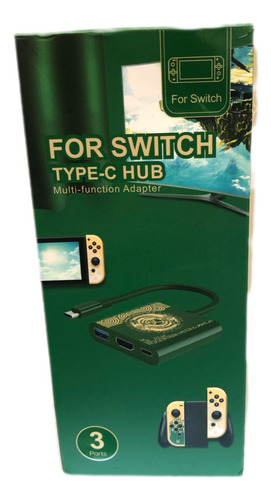 Adaptador Swtich A Hdmi Edición Zelda