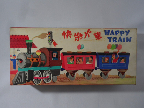 Tren Happy A Pila Metal Chino 063 Años 70- Devoto Toys