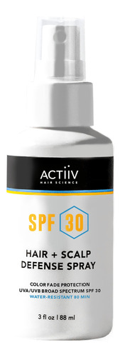 Actiiv Spf 30 Hair + Scalp Defense Spray, 3 Fl. Oz.