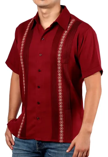 Guayabera de seda outlet