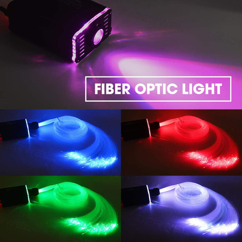 Luz De Fibra Óptica Controlada Por Aplicación Inteligente