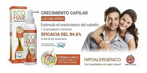 Imagen 2 de 7 de Combo 2 Eco Hair Loción Capilar Anticaida X125ml