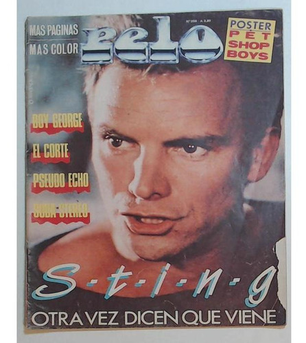 Revista Pelo 298 (tapa Sting)