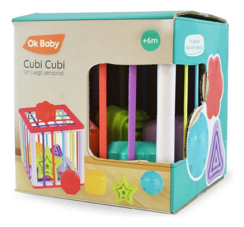 Cubi Cubi Juego Sensorial Cubo Formas Ok Baby Ploppy 497170