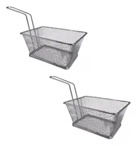 Comprar Set X2 Canastas Para Servir Papas Fritas Mediana Metal Mango