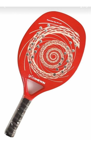 Raquete Beach Tennis Camewin - 50% Carbono 50% Fibra Vidro