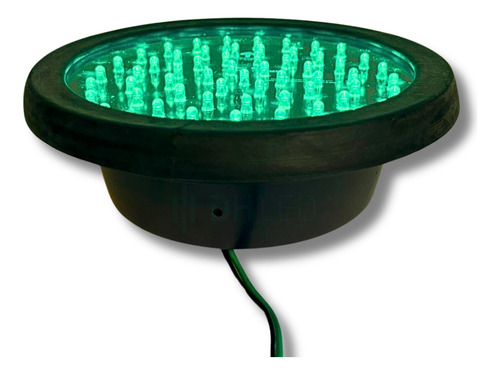 Bolacha Led Semáforo 200mm Norma Nbr Verde Bivolt