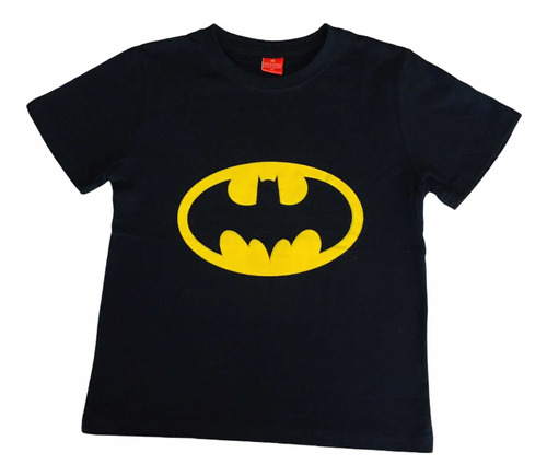 Polera Batman Para Niños 100% Algodón
