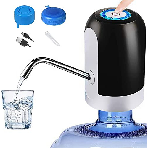 Dispensador De Agua De 5 Galones Tapas Reutilizables Bo...