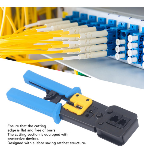 Pinzas Para Engarzar Cables De Red Ratchet Crimper Rj Connec