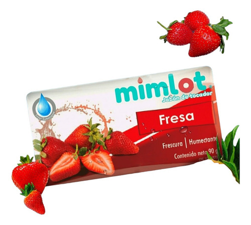 Jabón De Baño Mimlot Fragancia Fresa 90 Gr
