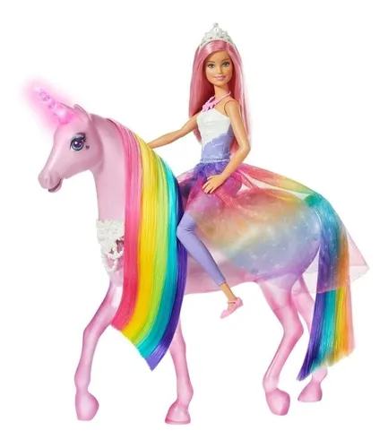 Unicornio de luces sales magicas barbie
