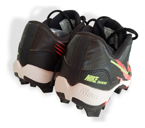 Spikes Beisbol Softbol Nike Alpha 4 Keystone Negro Naran #20 (Usado)