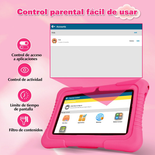 Tablet Para Niños Veidoo V88 7 Android 32gb Rom 2gb Ram