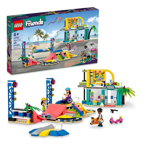 Kit De Construcción Lego Friends Parque De Skate 41751 6+ Cantidad de piezas 431