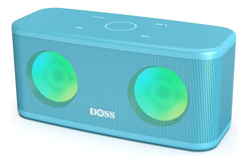 Parlante Doss Soundbox Plus Táctil Control Celeste