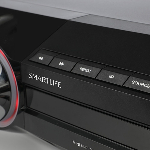 Minicomponente Bluetooth Cd Mp3 360w Smartlife Sl-hf360 Color Negro Potencia RMS 360 W