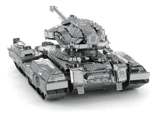Halo - Unsc Tanque Scorpion Rompecabezas 3d Metálico